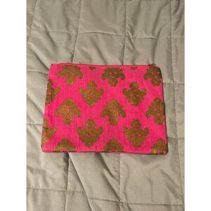 Mudpie Carry All Canvas Zipper Bag 9x12